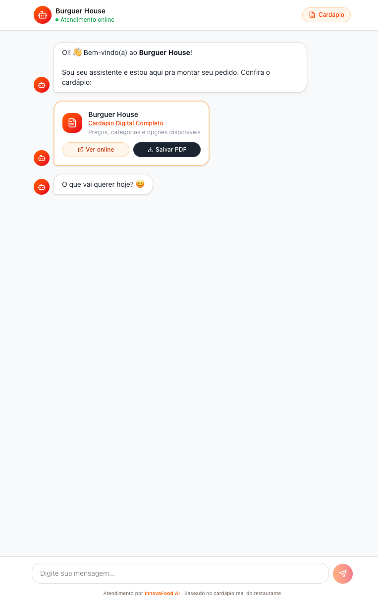 Chatbot IA InnovaFood